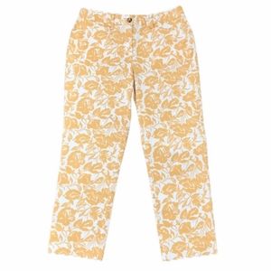 LANDS END Golden Sunflower Pants